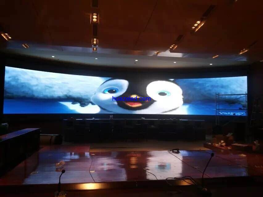 安徽蚌埠弧形屏64平方米