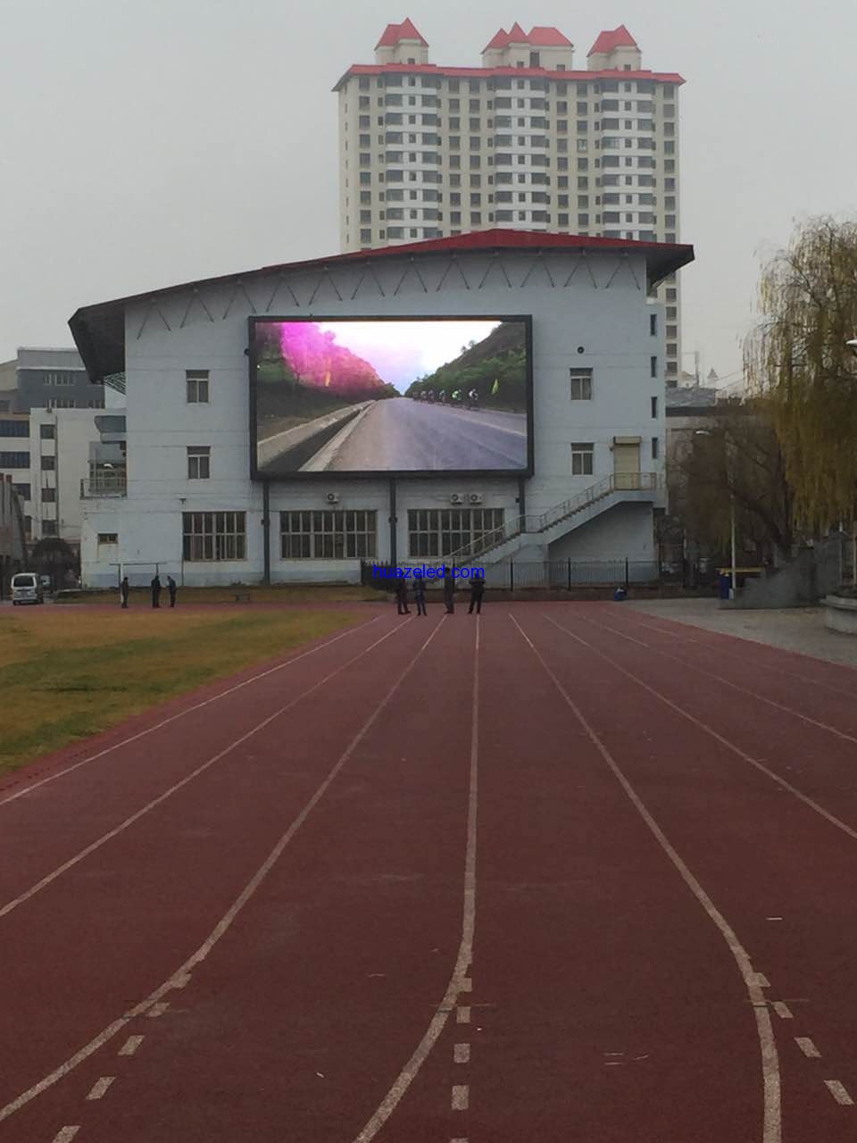 P8戶外全彩LED顯示屏甘肅省定西市體育局定西體育館146.8平方米