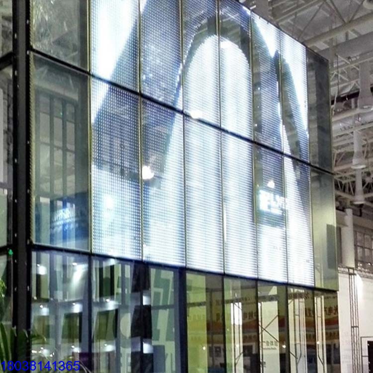  LED光電玻璃電子玻璃led玻璃顯示屏led玻璃透明屏智能玻璃led透明屏玻璃璃幕墻屏 