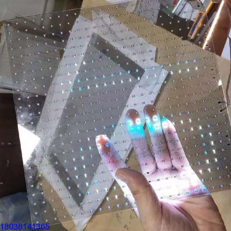  LED光電玻璃電子玻璃led玻璃顯示屏led玻璃透明屏智能玻璃led透明屏玻璃璃幕墻屏 